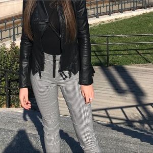 Urban Outfitters- Gingham zip up Pants